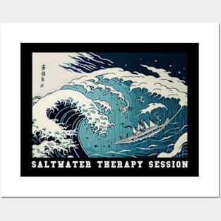 Saltwater Therapy Session Posters and Art